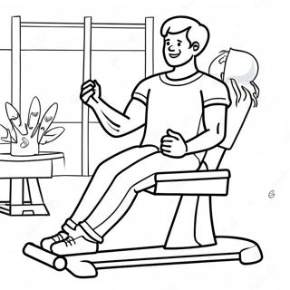 Colorful Physical Therapy Exercises Coloring Page 58723-47280