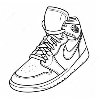 Air Jordan Sneakers Coloring Page 58743-47291