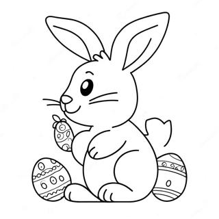 Easter Bunny Coloring Page 58752-47298