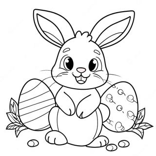 Easter Bunny Coloring Page 58752-47299