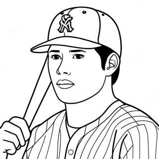 Shohei Ohtani Coloring Pages