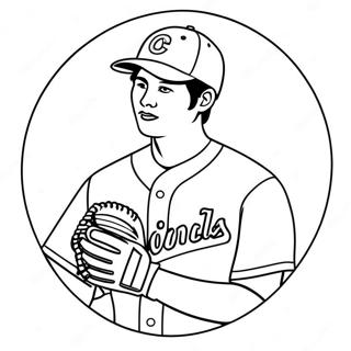 Shohei Ohtani Coloring Page 58772-47316