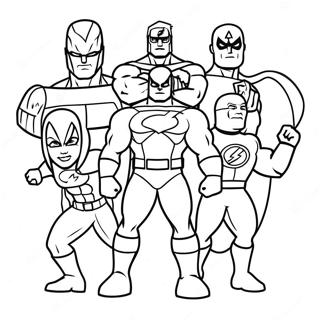 Super Hero Squad Coloring Pages