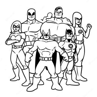 Super Hero Squad Coloring Page 58782-47322