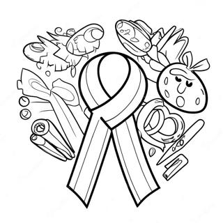 Red Ribbon Week Awareness Coloring Page 5881-4859