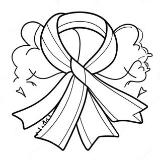 Colorful Red Ribbon Week Celebration Coloring Page 5882-4863