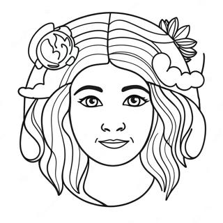 Mother Earth Coloring Pages