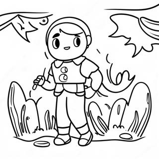 Tween Fantasy Adventure Coloring Page 58882-47403