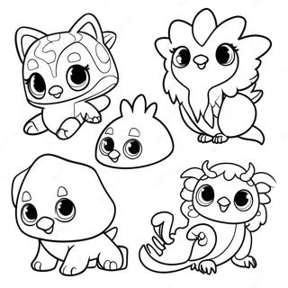 Tween Magical Creatures Coloring Page 58883-47405