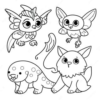 Tween Magical Creatures Coloring Page 58883-47408