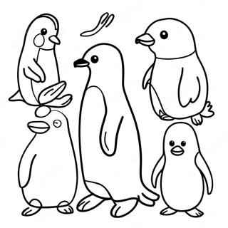 Antarctic Animals Coloring Page 58922-47435