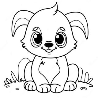 Cute Medium Coloring Pages