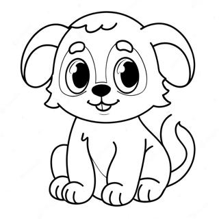 Cute Medium Animal Coloring Page 58942-47450