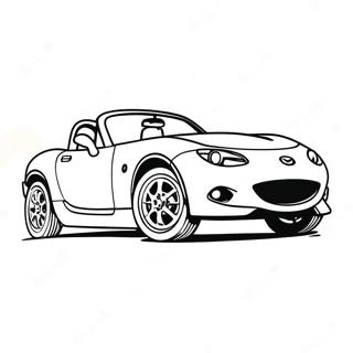 Mazda Mx 5 Miata Convertible Coloring Page 58963-47469