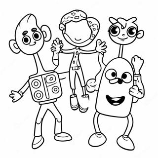 Doodlebops Coloring Page 58992-47496