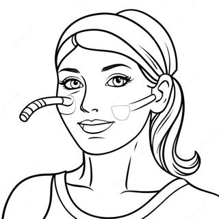 Health And Fitness Coloring Pages