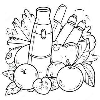 Health And Fitness Coloring Page 59022-47535