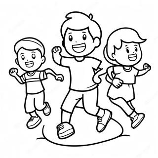 Health And Fitness Coloring Pages