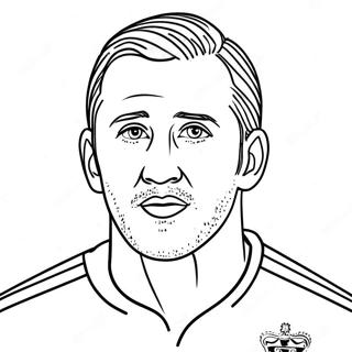 Harry Kane Coloring Pages