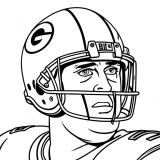 Aaron Rodgers Coloring Page 59062-47547