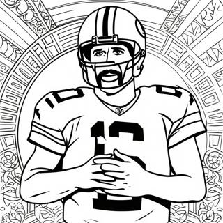 Aaron Rodgers Coloring Page 59062-47548