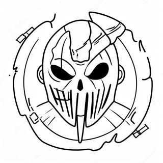 Dead By Daylight Logo Coloring Page 59072-47554