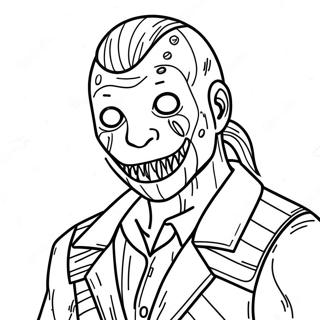 Charming Killer From Dead By Daylight Coloring Page 59073-47558