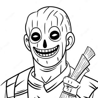 Charming Killer From Dead By Daylight Coloring Page 59073-47560