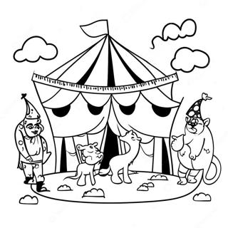 The Amazing Digital Circus Coloring Pages