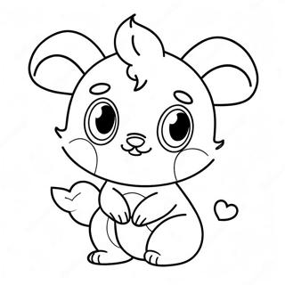 Cute Vanny Character Coloring Page 59103-47583