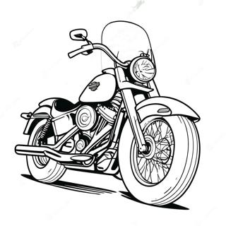 Harley Coloring Pages