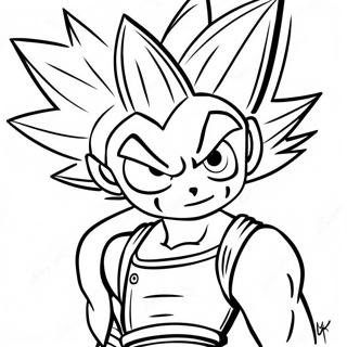 Gon Freecss In Action Coloring Page 5912-4890