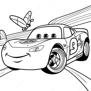 Cars 3 Lightning Mcqueen Racing Coloring Page 59132-47600