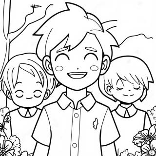 The Promised Neverland Coloring Page 59152-47618