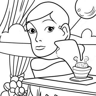 Roy Lichtenstein Coloring Pages