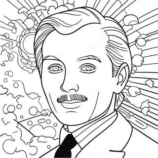 Roy Lichtenstein Coloring Page 59162-47623