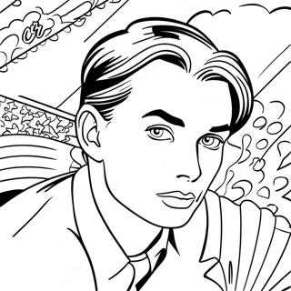 Roy Lichtenstein Pop Art Coloring Page 59163-47633