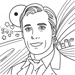 Roy Lichtenstein Pop Art Coloring Page 59163-47634