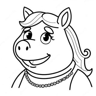 Miss Piggy Coloring Pages