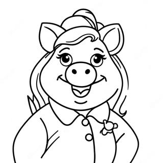 Miss Piggy Coloring Page 59172-47630