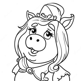 Miss Piggy Coloring Page 59172-47631