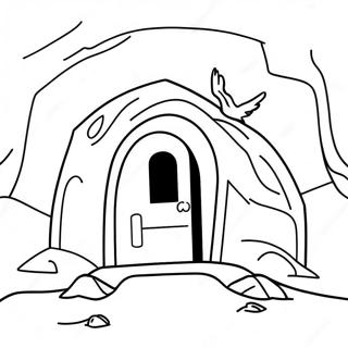 Resurrection Empty Tomb Coloring Page 59182-47642