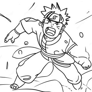 Pain Naruto In Battle Coloring Page 59193-47653