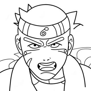 Pain Naruto In Battle Coloring Page 59193-47655