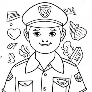 Community Helpers Coloring Pages