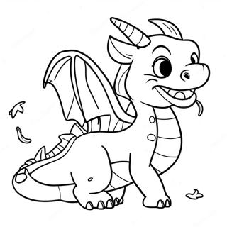 Halloween Dragon Coloring Page 59202-47659