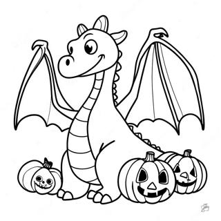 Halloween Dragon Coloring Page 59202-47660