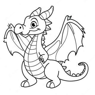 Spooky Halloween Dragon Coloring Page 59203-47669