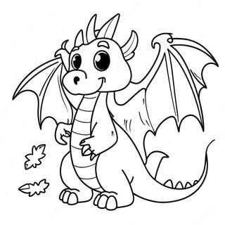 Spooky Halloween Dragon Coloring Page 59203-47672