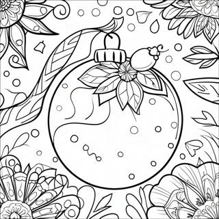 Festive Holiday Ornament Coloring Page 59213-47668